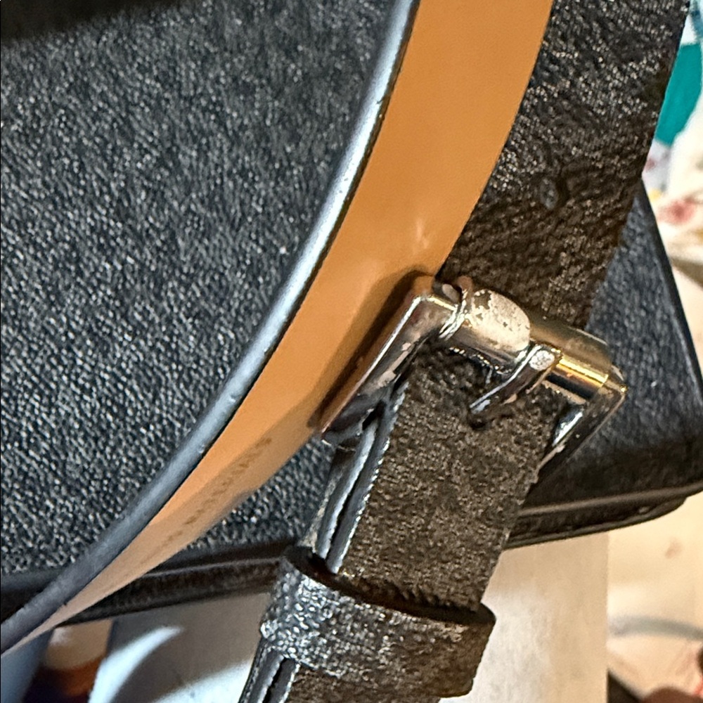 Michael Kors Black Belt Bag with Silver Chain Accent - Picture 6 of 12